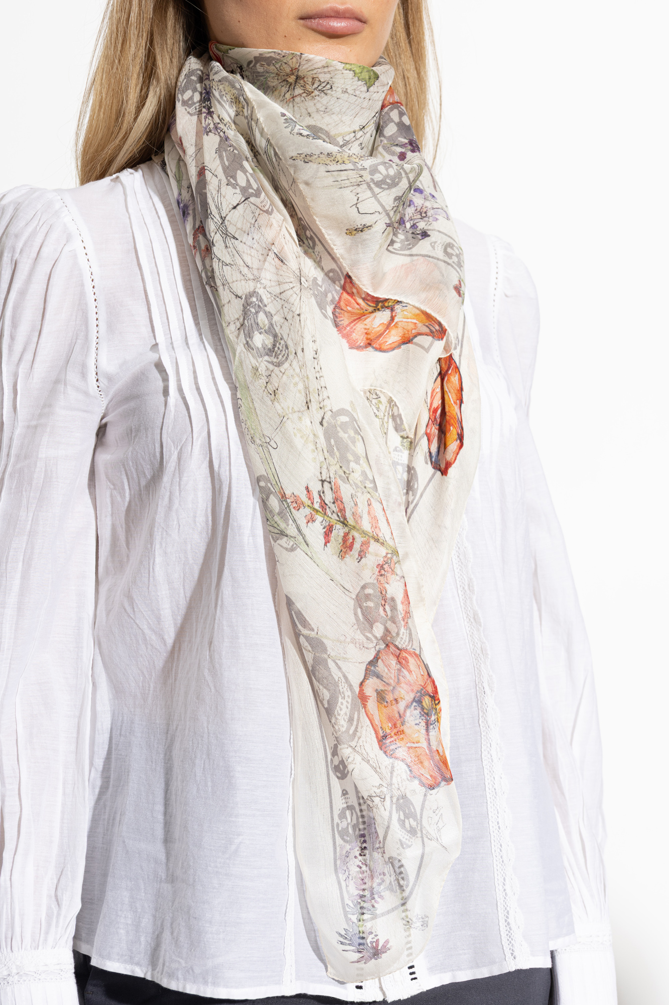 Alexander McQueen Silk scarf | Women's | Vitkac